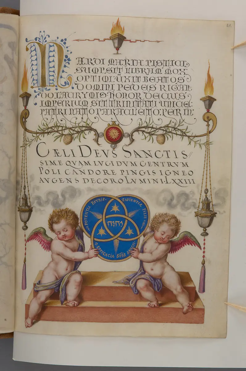 Schriftmusterbuch; 127 Blatt Pergament