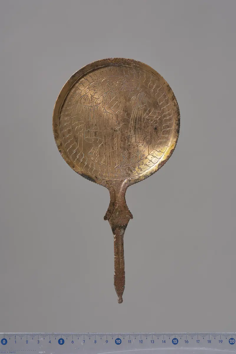 Griffspiegel: Vierfigurenszene