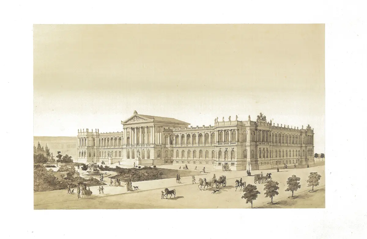 Ansicht des Naturhistorischen Hofmuseums