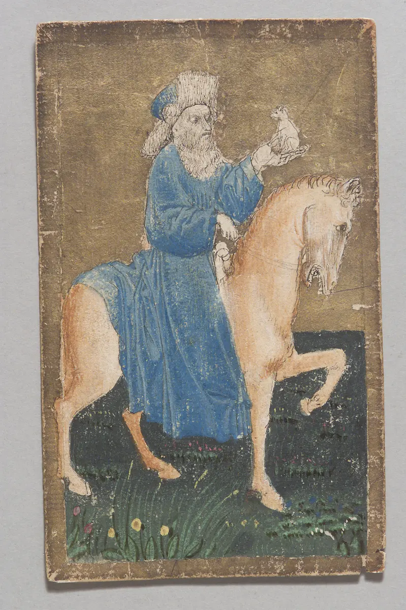 Playing card Dogs King from the 