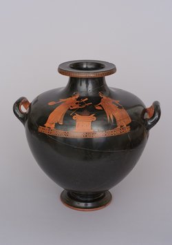 Apollon und Artemis beim Opfer