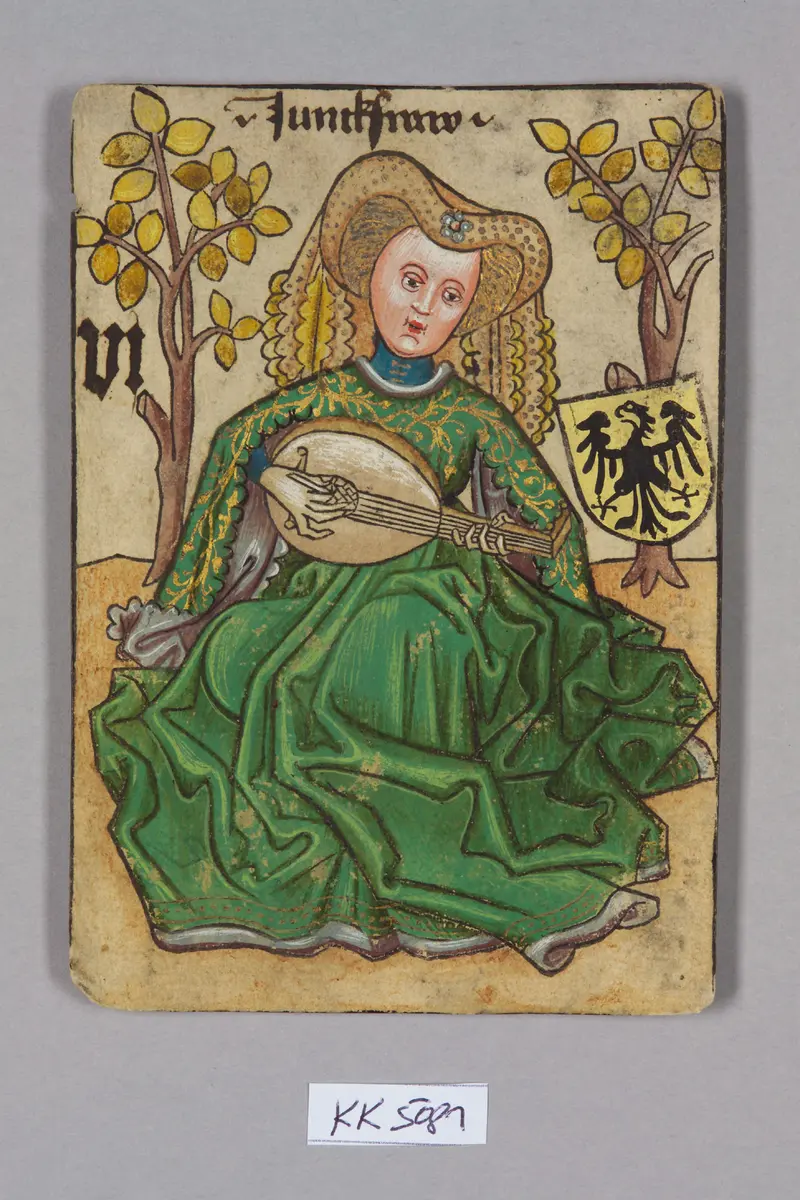 Kartenspiel, sog. Hofämterspiel