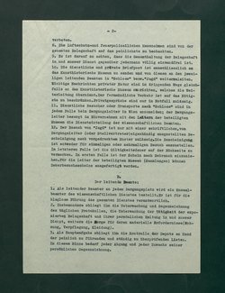 Dienstordnung für Bergungsstellen mit Nachtrag