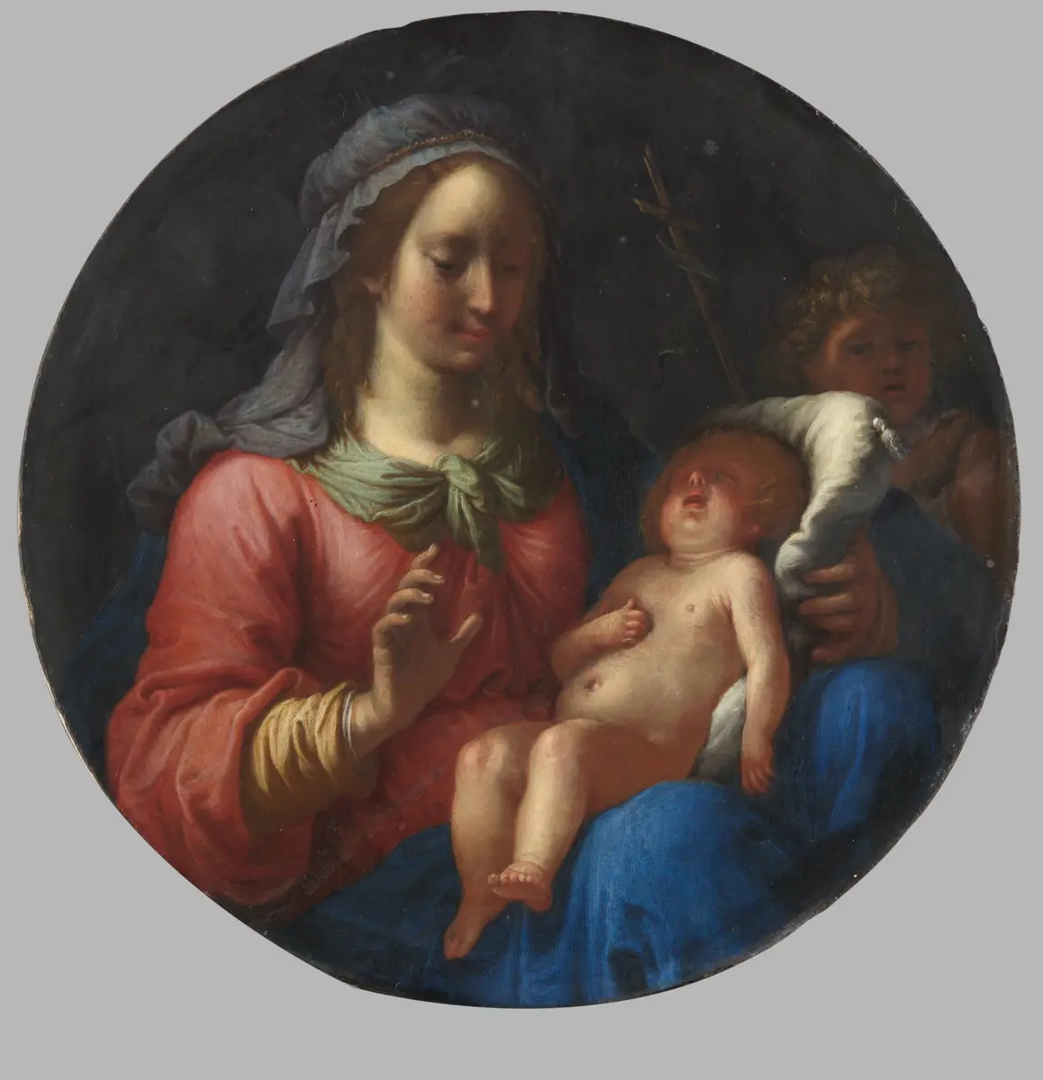 Maria mit dem Kind und dem kleinen Johannes