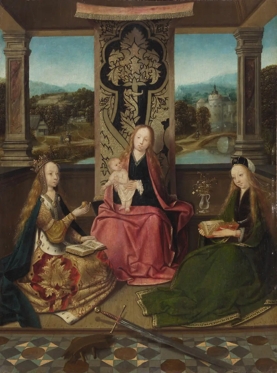 Maria mit Kind und den hll. Katharina und Barbara