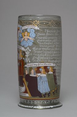 Humpen mit Allegorie auf den Westfälischen Frieden