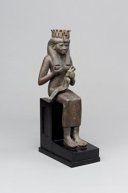 Göttin Isis mit Harpokrates
