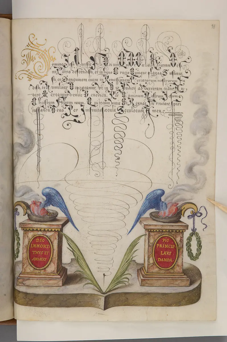 Schriftmusterbuch; 127 Blatt Pergament