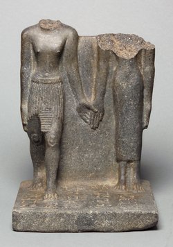 Statuengruppe des Nefer-heb und der Dedet-nebu