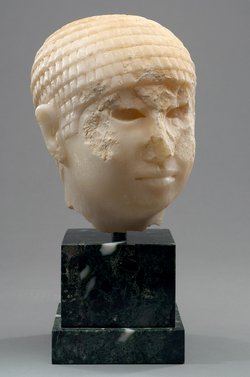 Kopf einer Statue des Ba-ba-ef
