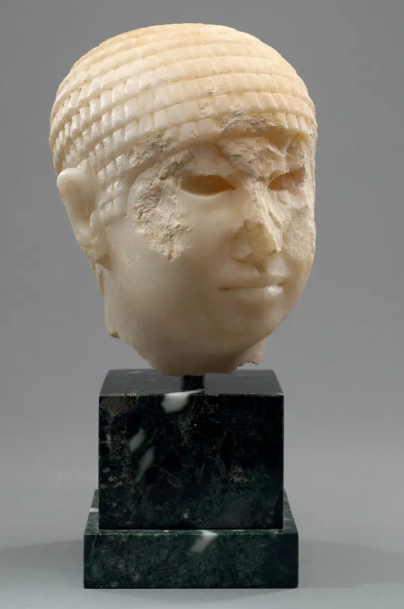 Kopf einer Statue des Ba-ba-ef
