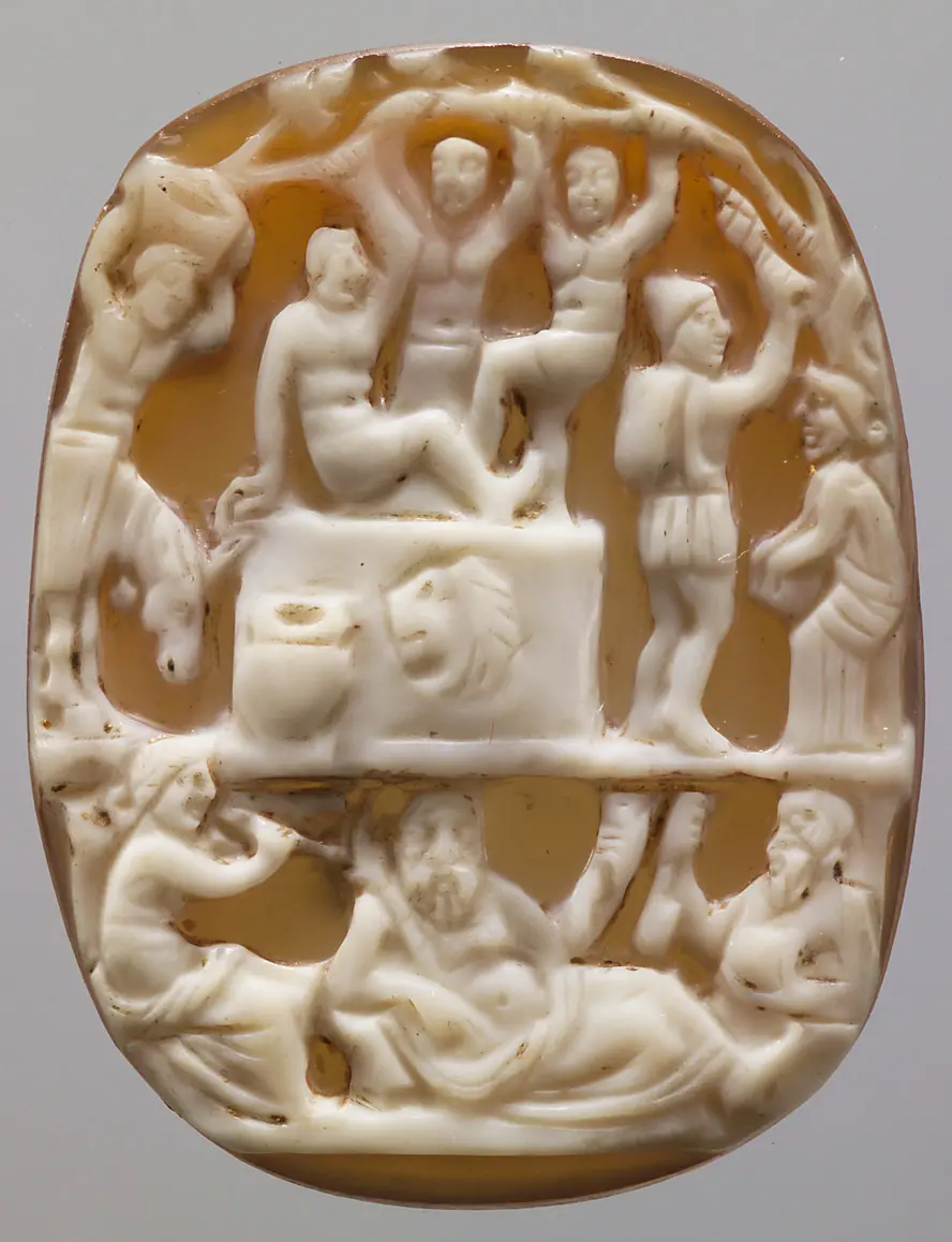 Weinlese und Kelterung
