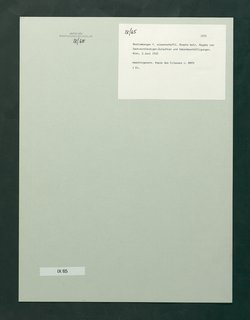 Bestimmungen für wissenschaftliche Beamte betreffend Abgabe von Sachverständigengutachten und Nebenbeschäftigungen