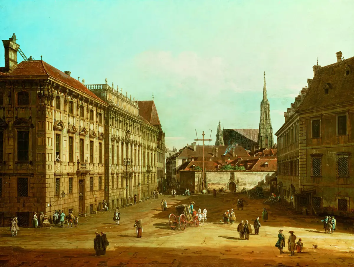 Der Lobkowitzplatz in Wien