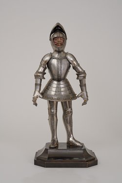 Modell eines Harnisches für den deutschen Fußkampf