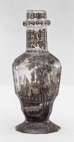 Flask with Allegory of Music