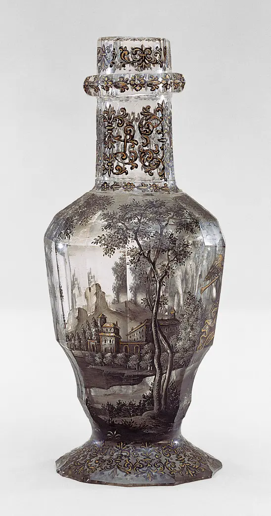 Flask with Allegory of Music