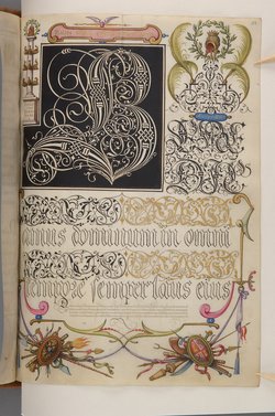 Schriftmusterbuch; 127 Blatt Pergament