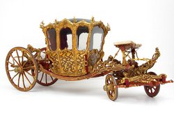 Rokoko-Berline, sogenannter „Prinzen“- oder „Damenwagen“