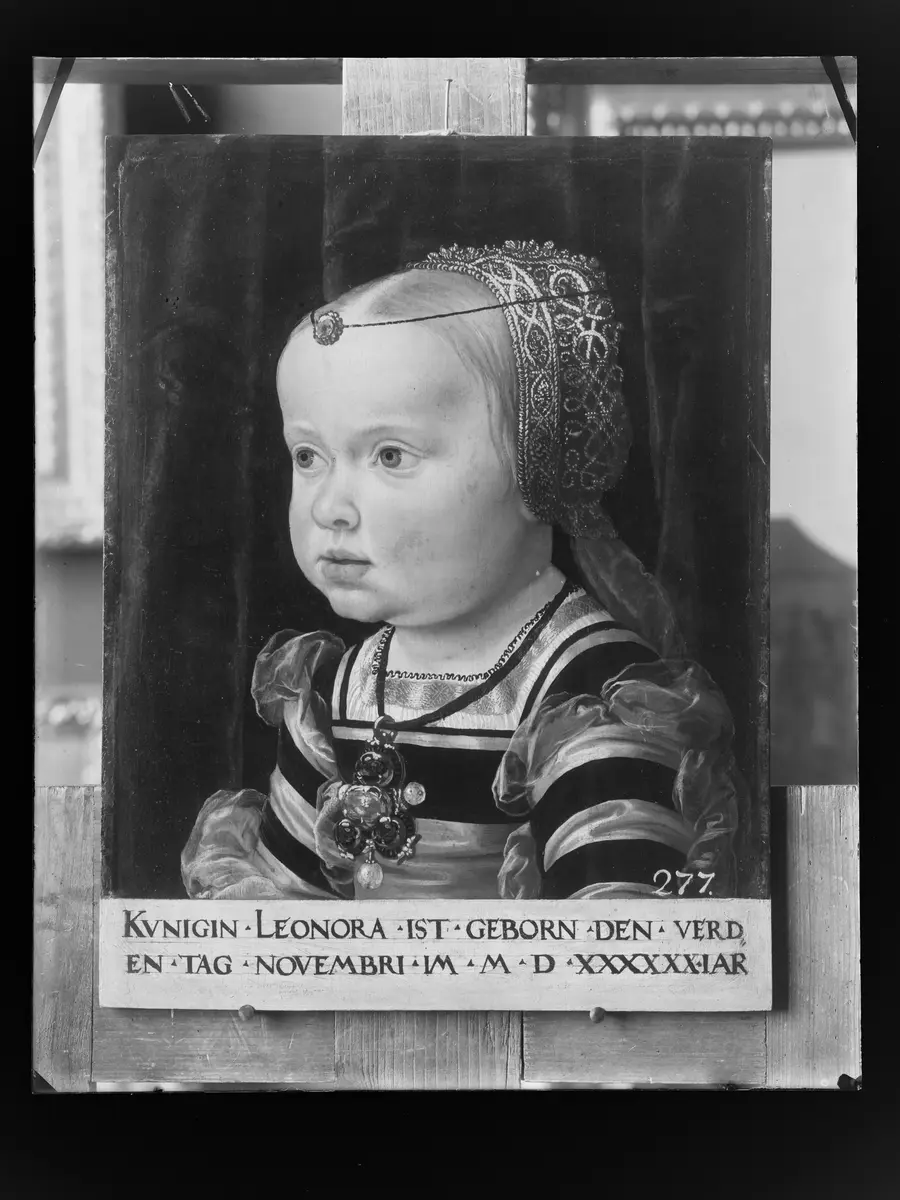 Erzherzogin Eleonore (1534-1594), Herzogin von Mantua als Zweijährige