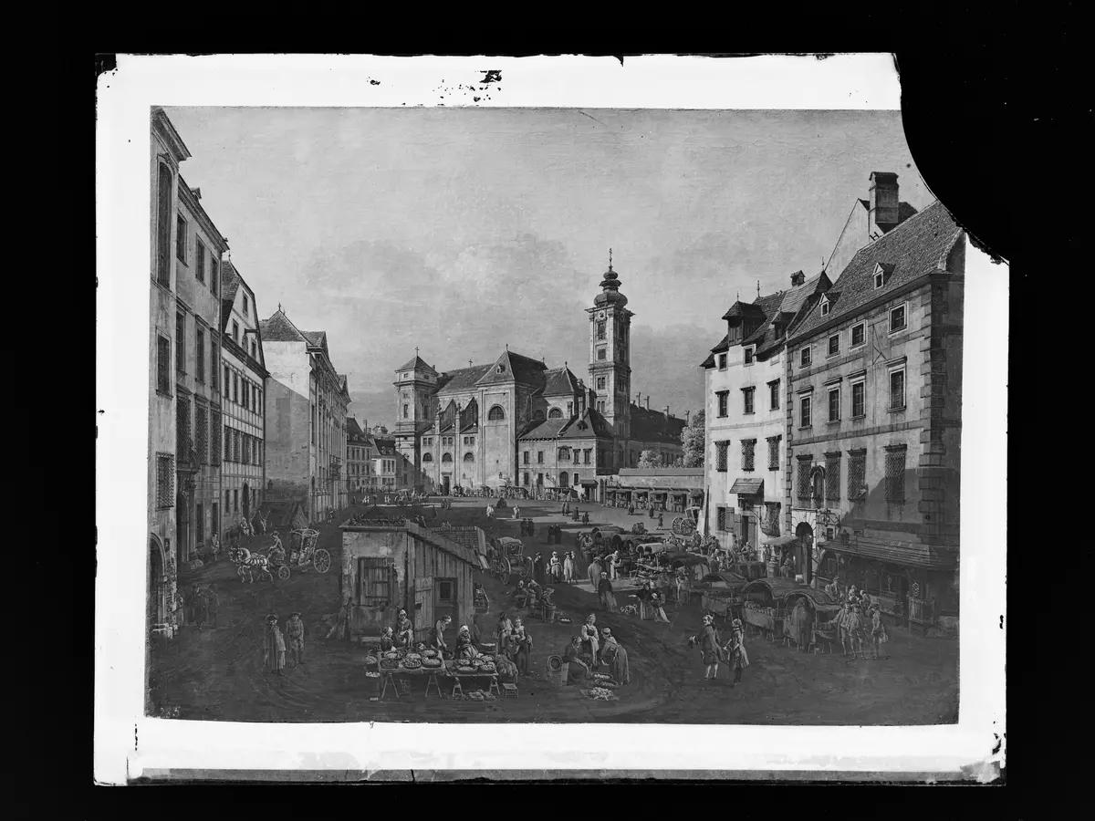 Die Freyung in Wien, Ansicht von Südosten