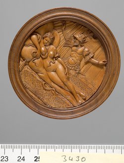 Selbstmord der Cleopatra; Spielstein für das Brettspiel für den "Langen Puff"