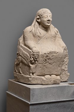 Thronende Göttin (Astarte?)