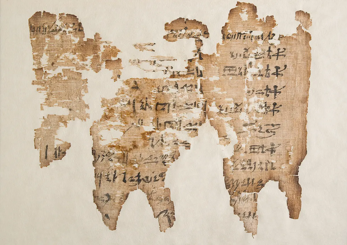 Hieratischer Papyrus