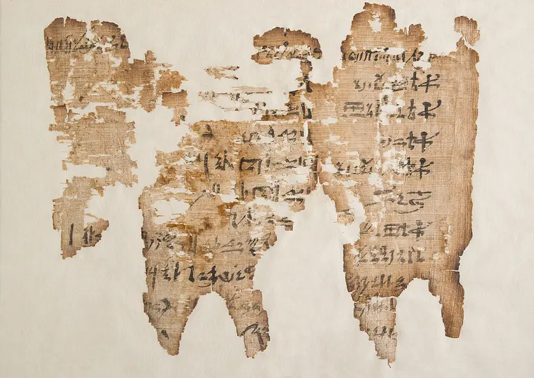 Hieratischer Papyrus