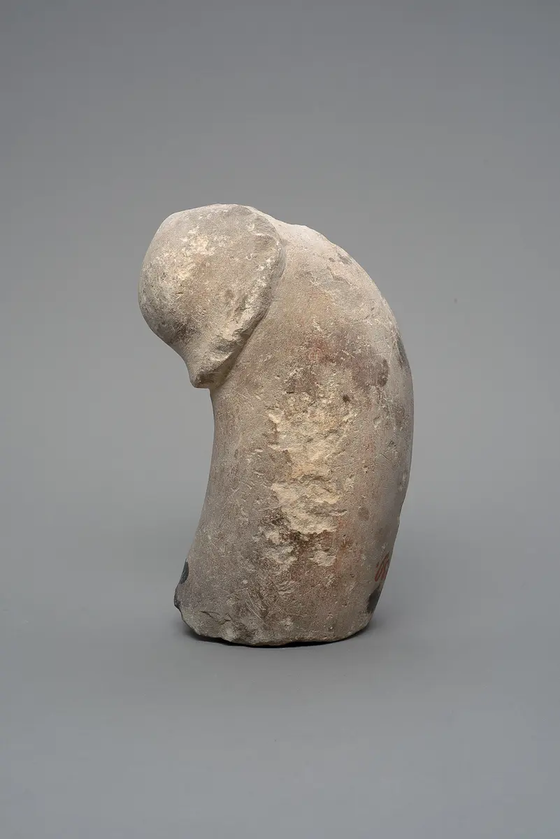 Großer Phallus, Fragment einer Statue?