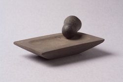 Rechteckige Schminkpalette mit Reibstein