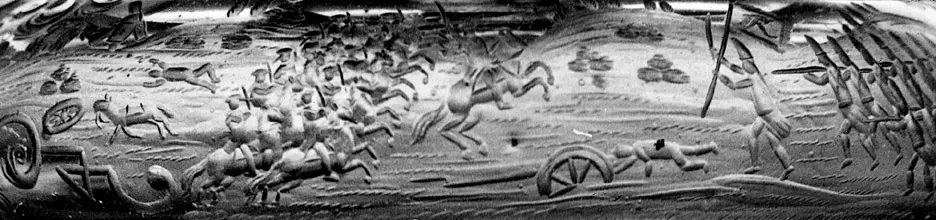 Deckelpokal mit Portrait Friedrichs II. von Preußen und bekröntem Monogramm 