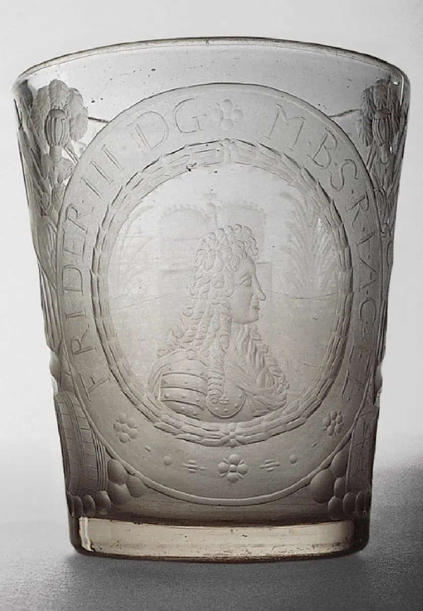 Becher mit Portrait des Kurfürsten Friedrich III. von Brandenburg