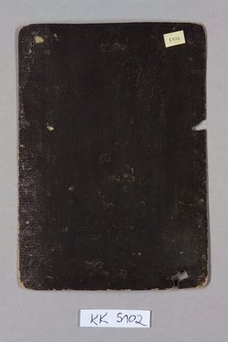 Spielkarte, Böhmen, Falkner (Fünf), aus dem sog. Hofämterspiel