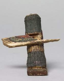 Männlicher Ba-Vogel mit ausgebreiteten Flügeln