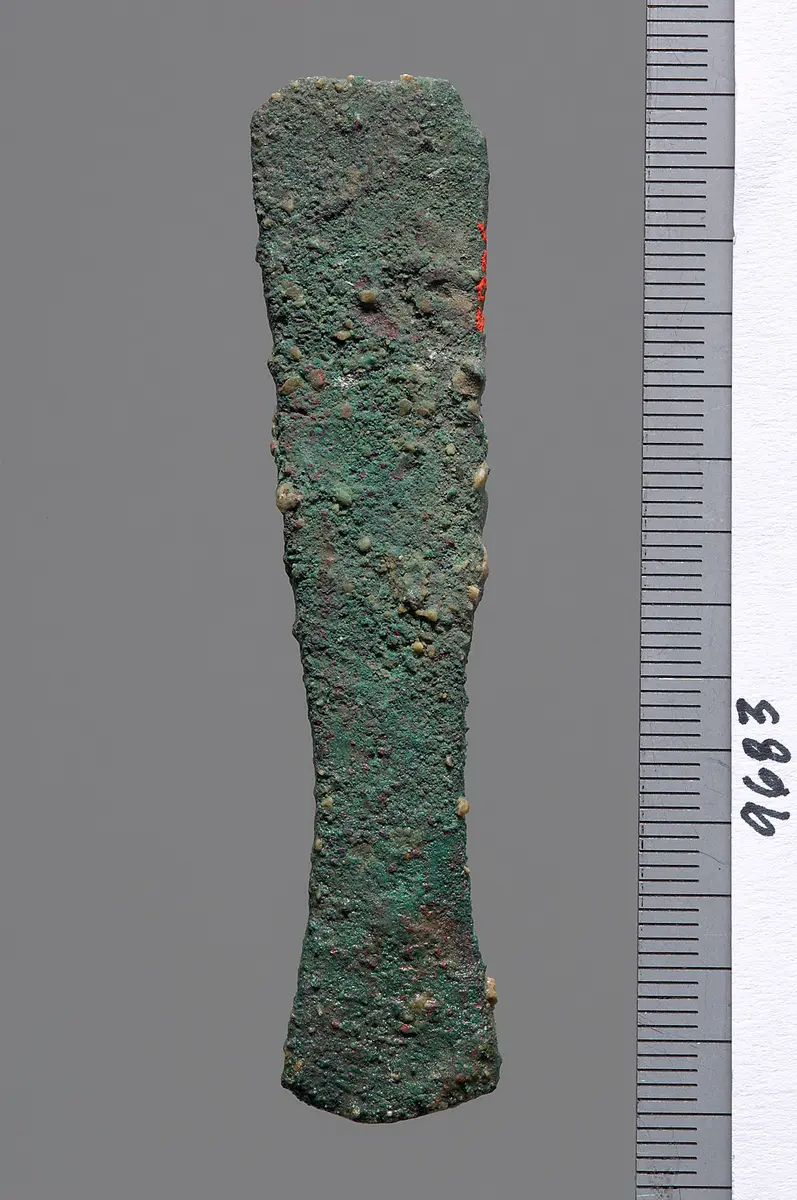 Kleine, breite Dechselklinge