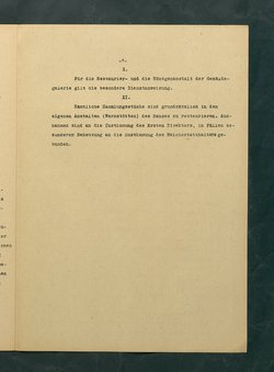 Dienstvorschrift für das Kunsthistorische Museum in Wien