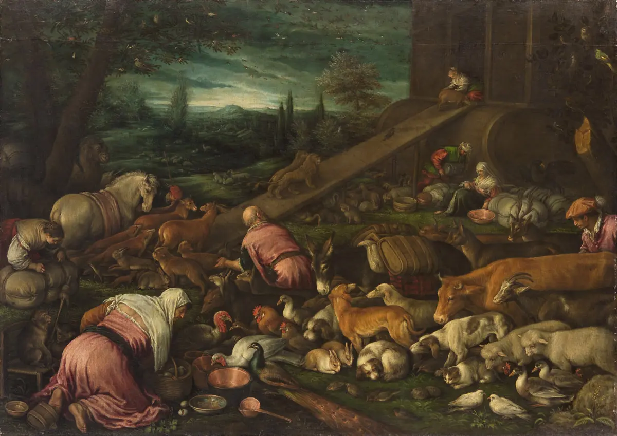 Einzug der Tiere in die Arche