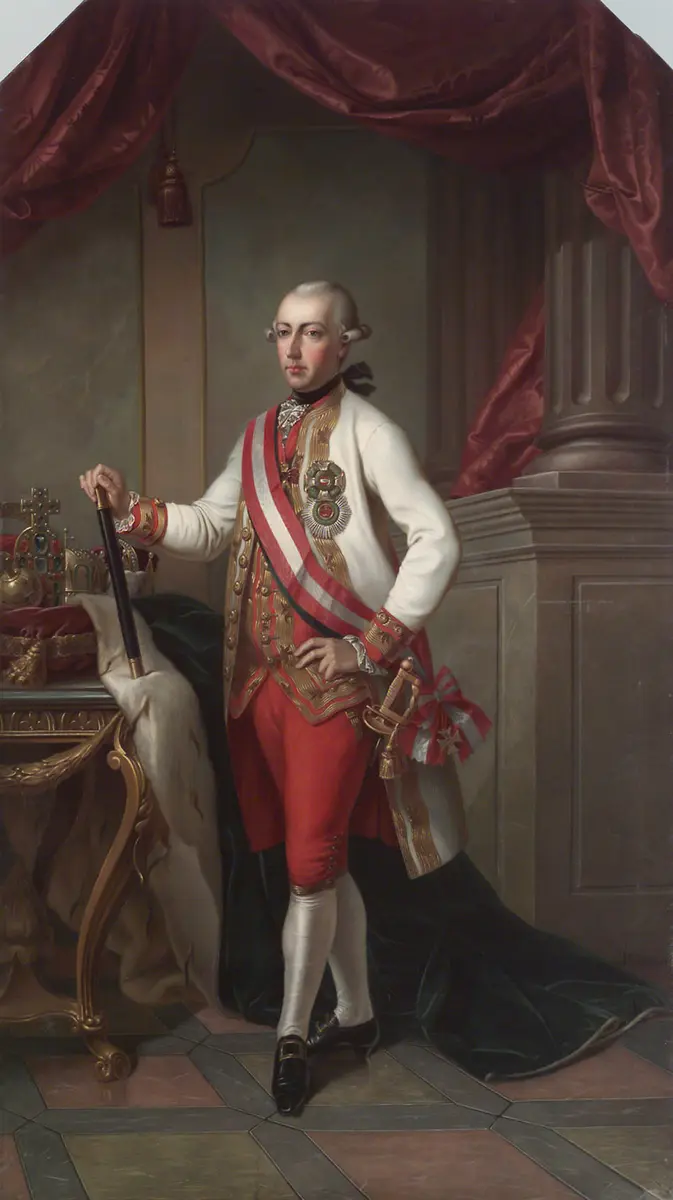 Kaiser Joseph II. (1741-1790) mit Marschallstab