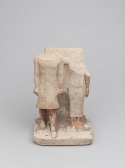 Kopflose Zweiergruppe des Schepses-ptah und seiner Frau Ni-si-redi