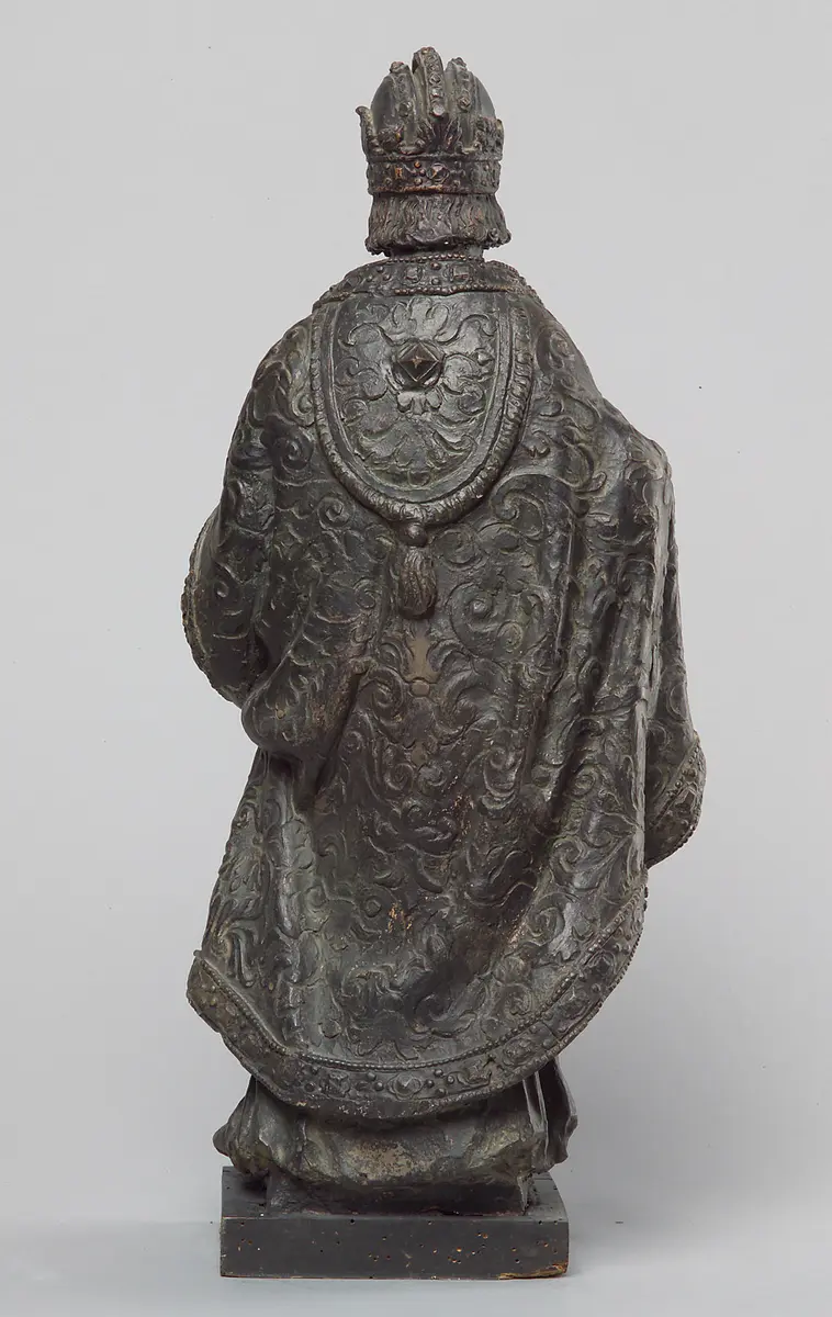 Kaiser (König) Ferdinand I., Statue, Statuette, Terracotta