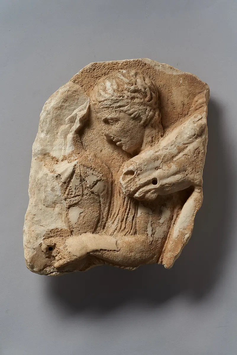 Fragment vom Nordfries des Parthenon, Reiter