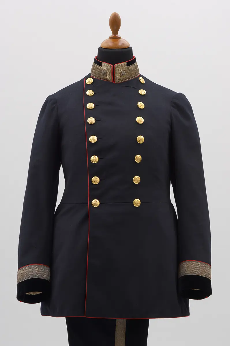 Rock von der Uniform eines Hofstaats-Beamten der VIII. Rangklasse (zweite Kategorie, dritter Grad)
