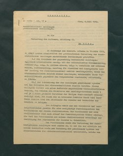 Provisorische Bestimmung für die Verwaltung der kunsthistorischen Sammlungen