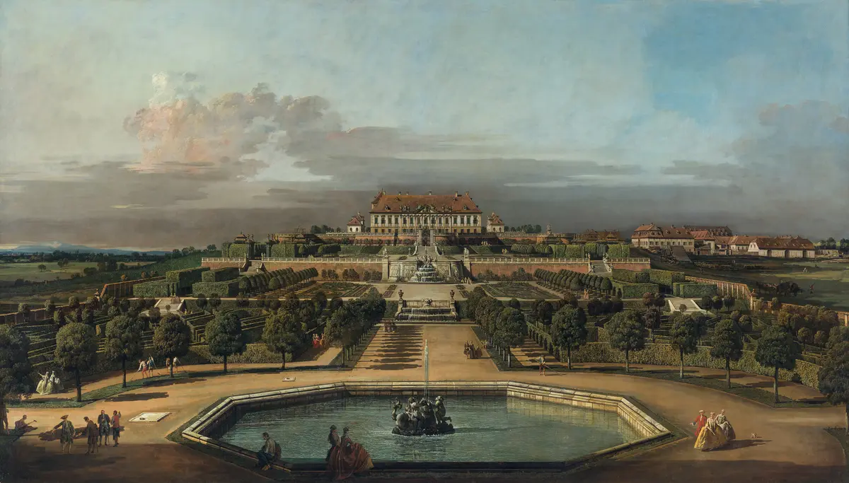 Das kaiserliche Lustschloss Schloss Hof, Gartenseite