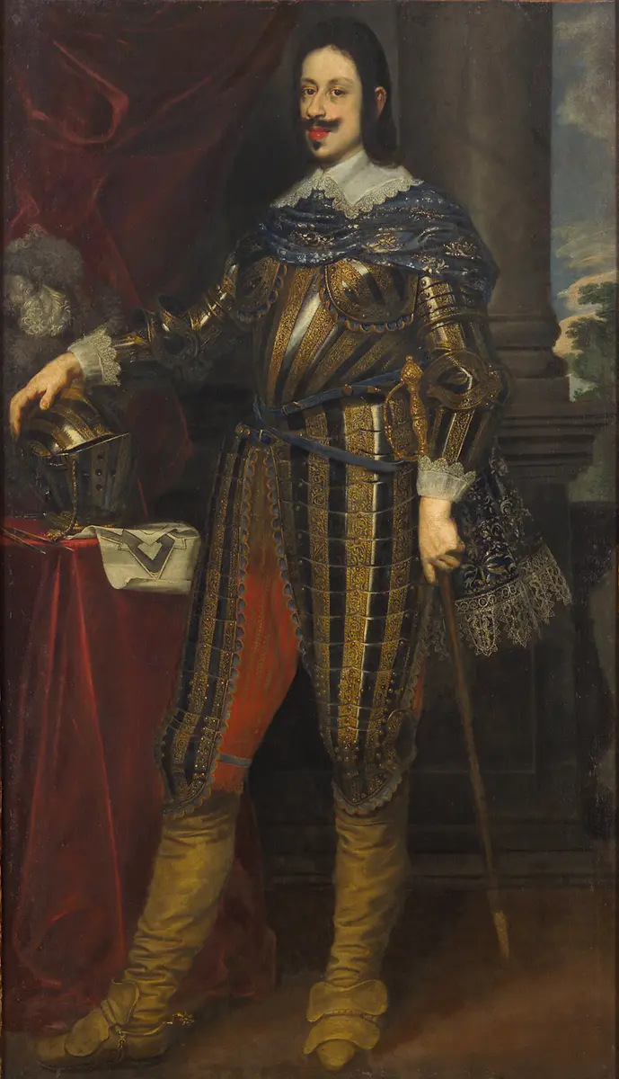 Großherzog Ferdinando II. von Toskana (1610-1670) im Harnisch
