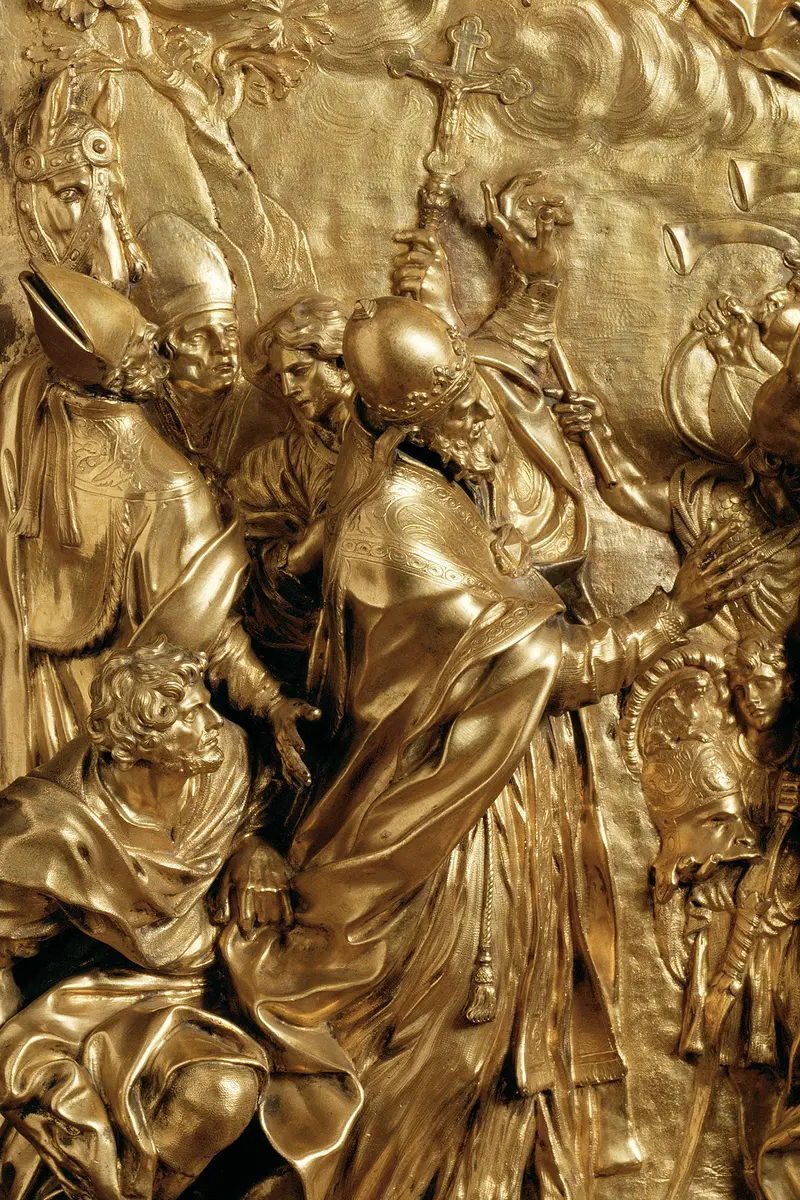Die Begegnung von Papst Leo des Großen mit dem Hunnenkönig Attila