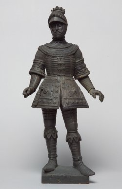 Leopold III. der Fromme, Herzog Leopold III. von Österreich, Statue, Statuette, Terracotta