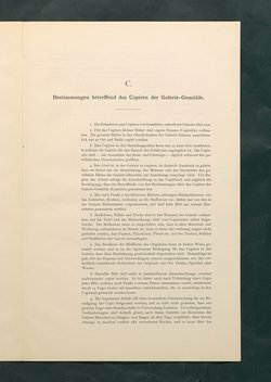 Bestimmungen für den Dienstbetrieb in den kunsthistorischen Sammlungen des Allerhöchsten Kaiserhauses