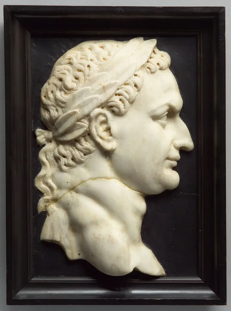 Relief, Domitian, römischer Kaiser, Imperator
